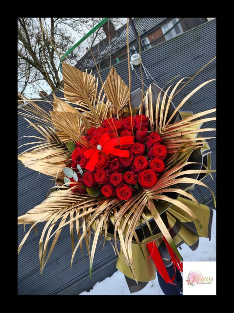 “Cupid Called “, luxury bouquet by Flowers by Kerry Mac for Manchester flower delivery