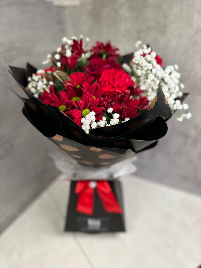 Be Mine, luxury bouquet by Flowers by Kerry Mac for Manchester flower delivery
