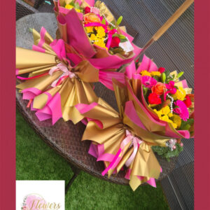 Colour Splash, luxury anniversary flowers by Flowers by Kerry Mac for Manchester flower delivery