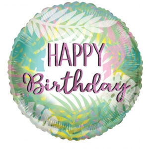 Eco Foil Birthday Balloon, luxury balloon by Flowers by Kerry Mac for Manchester flower delivery