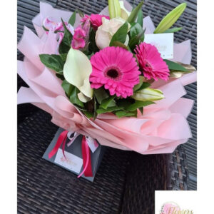 Fushia, luxury birthday flowers by Flowers by Kerry Mac for Manchester flower delivery