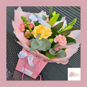 Pastel Princess, luxury anniversary flowers by Flowers by Kerry Mac for Manchester flower delivery