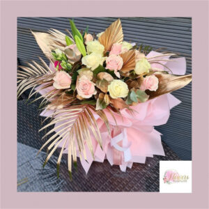 The Midas Blush, luxury anniversary flowers by Flowers by Kerry Mac for Manchester flower delivery