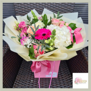 Cotton Candy, luxury anniversary flowers by Flowers by Kerry Mac for Manchester flower delivery