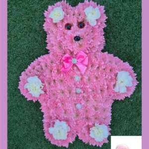 Teddy Bear Tribute, a handcrafted funeral & sympathy by Flowers by Kerry Mac Manchester florist