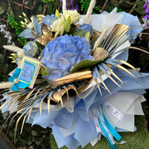 Baby Blues, luxury birthday flowers by Flowers by Kerry Mac for Manchester flower delivery