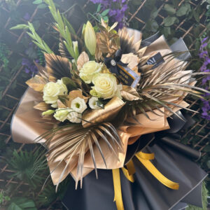 Glimmering Midnight, luxury birthday flowers by Flowers by Kerry Mac for Manchester flower delivery