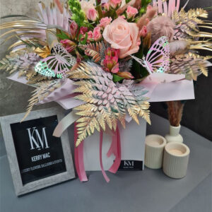 Iridescent Dreams, luxury birthday flowers by Flowers by Kerry Mac for Manchester flower delivery