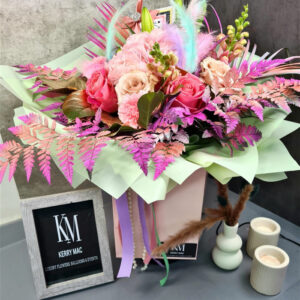 Pastel Passion, luxury anniversary flowers by Flowers by Kerry Mac for Manchester flower delivery