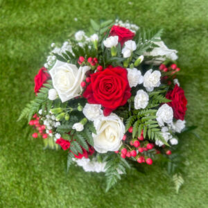 Posy funeral tribute, a handcrafted funeral & sympathy by Flowers by Kerry Mac Manchester florist