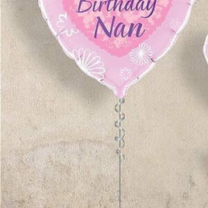 Happy birthday Nan, luxury balloon by Flowers by Kerry Mac for Manchester flower delivery