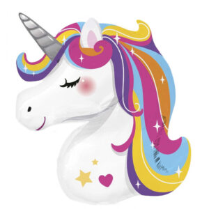 Rainbow unicorn, luxury balloon by Flowers by Kerry Mac for Manchester flower delivery