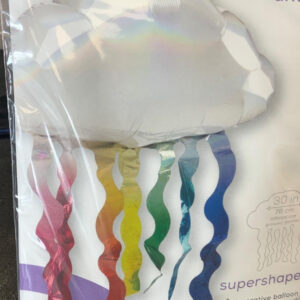 Rainbow cloud, luxury balloon by Flowers by Kerry Mac for Manchester flower delivery