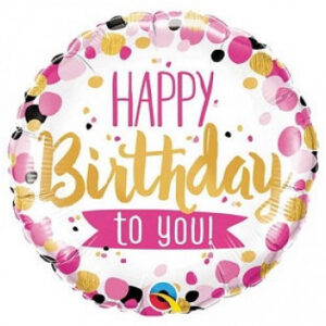Happy birthday to you, luxury balloon by Flowers by Kerry Mac for Manchester flower delivery