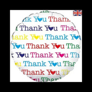 Thank you balloon, luxury balloon by Flowers by Kerry Mac for Manchester flower delivery