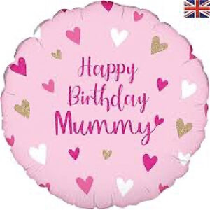 Happy birthday mummy, luxury balloon by Flowers by Kerry Mac for Manchester flower delivery