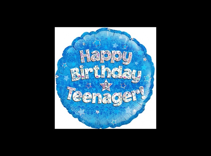 Happy birthday teenager, luxury balloon by Flowers by Kerry Mac for Manchester flower delivery