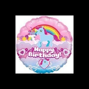 Pony happy birthday, luxury balloon by Flowers by Kerry Mac for Manchester flower delivery