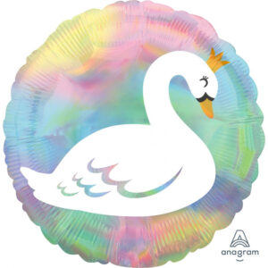 Swan balloon, luxury balloon by Flowers by Kerry Mac for Manchester flower delivery