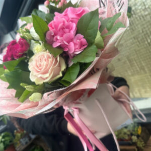 Pink Petal Perfection, luxury bouquet by Flowers by Kerry Mac for Manchester flower delivery