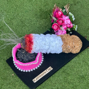 Cigarette and ashtray, a handcrafted funeral & sympathy by Flowers by Kerry Mac Manchester florist