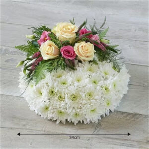 Traditional posy, a handcrafted funeral flowers by Flowers by Kerry Mac Manchester florist