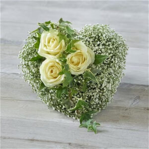 Casket Adornment, a handcrafted funeral flowers by Flowers by Kerry Mac Manchester florist