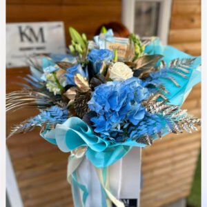 Baby Love, a handcrafted birthday flowers by Flowers by Kerry Mac Manchester florist