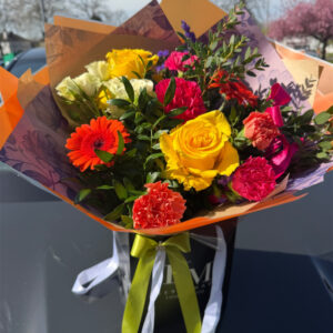 Colour Pop, luxury new baby flowers by Flowers by Kerry Mac for Manchester flower delivery