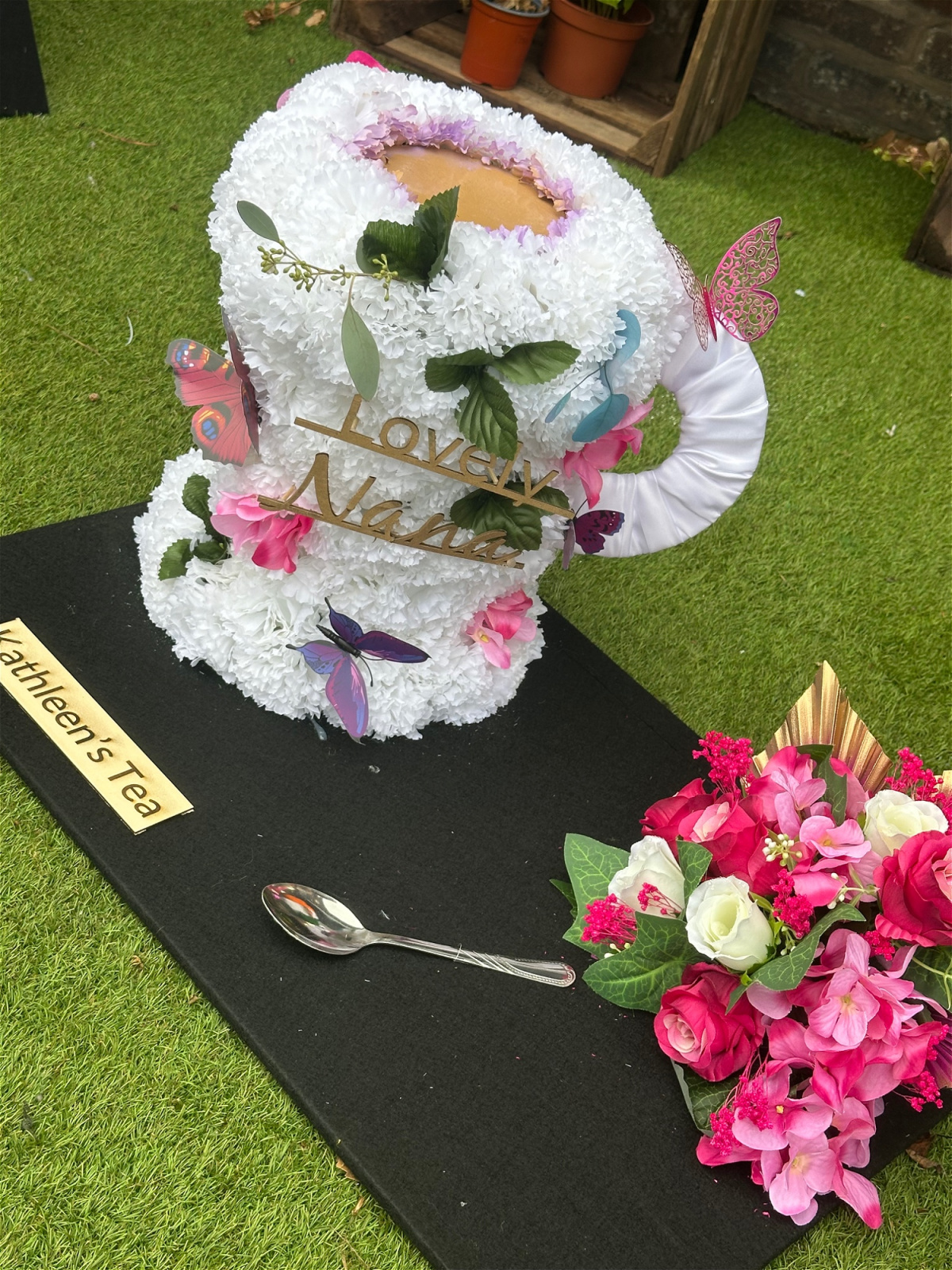 Tea Cup Tribute — Flowers by Kerry Mac